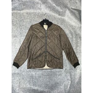 VINTAGE SEARS Ted Williams Jacket Adult  Large Brown‎ Full Zip 70s Men-Read-(2A)